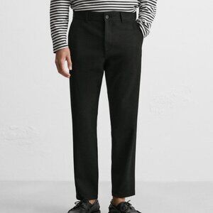 NWT ZARA | Melange Pants | Black